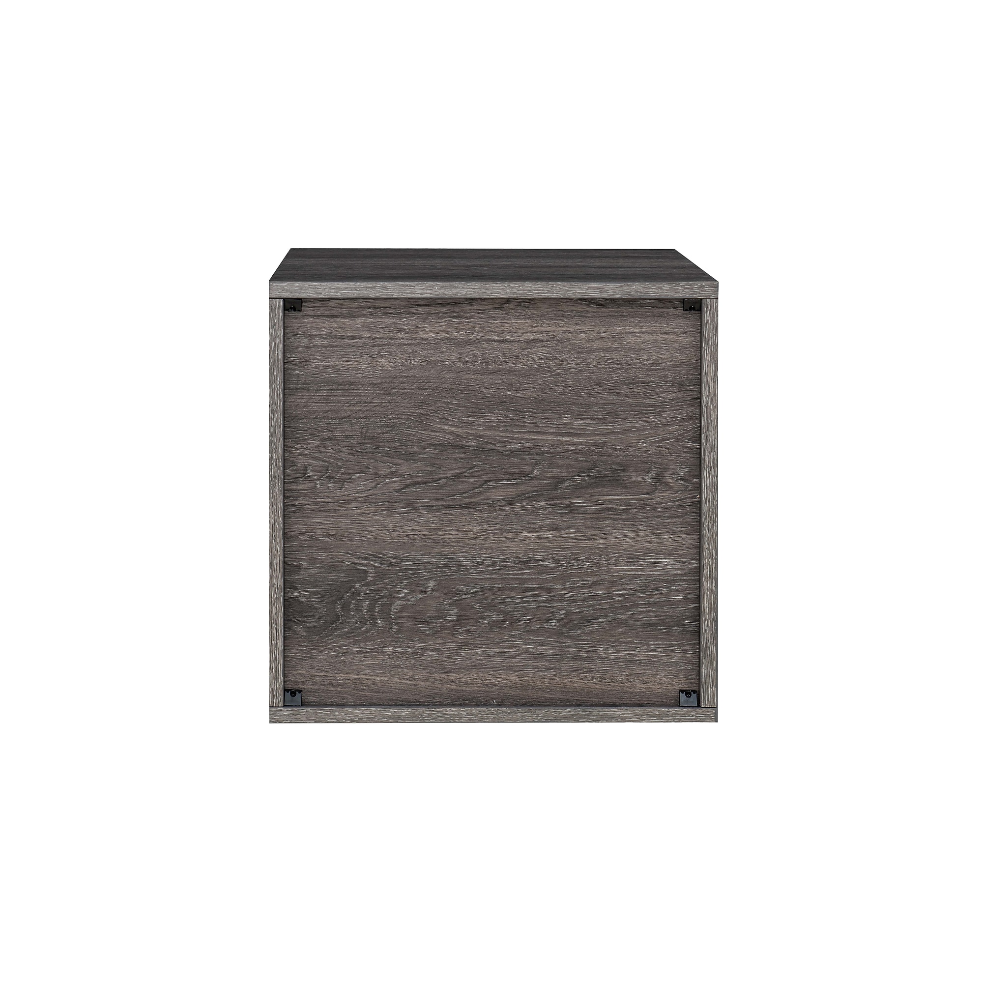 QUUBs 15.75″ Storage Cabinet with 2 Shelves, Weathered Gray (G115002200) Sansujyuku sansujyuku.com