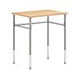 HON SmartLink 26"W Rectangle Student Desk, Natural Maple/Platinum Metallic (HLDV-MRECT2026A.E.DD.T1)~#|#~sp170862117_sc7