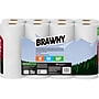 Brawny Tear-A-Square Paper Towels, 2-ply, 120 Sheets/Roll, 8 Rolls/Pack (443665)~#|#~sp170862136_sc7