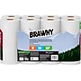 Brawny Tear-A-Square Paper Towels, 2-ply, 120 Sheets/Roll, 16 Rolls/Pack (44372/50)~#|#~sp170862141_sc7