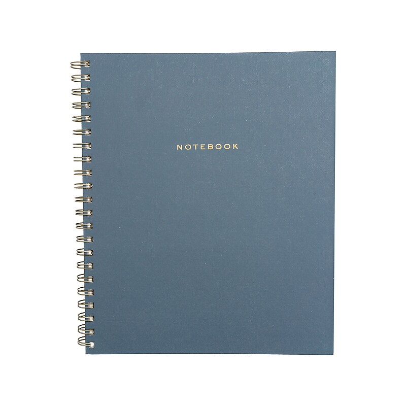 Martha Stewart 5-Subject Subject Notebooks, 9.25" x 11.25", Narrow Ruled, 120 Sheets, Blue (MS110M) image 1