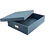 Martha Stewart Document Box, Navy Faux Leather (MS110F)~#|#~sp170943977_sc7