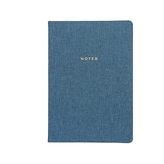 Martha Stewart Notebook, 6" x 8", Ruled, 128 Sheets, Navy (MS110K)
