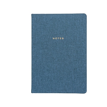 Martha Stewart Notebook, 6" x 8", Ruled, 128 Sheets, Navy (MS110K)