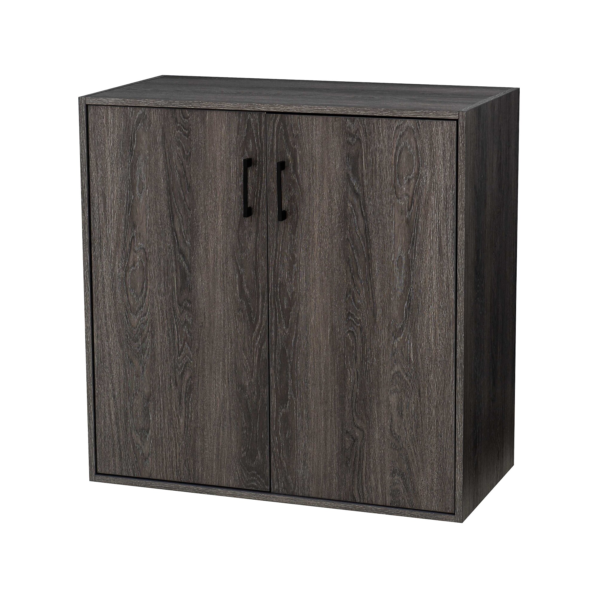 QUUBs 31.5″ Storage Cabinet with 2 Shelves, Weathered Gray (G115002600) Sansujyuku sansujyuku.com