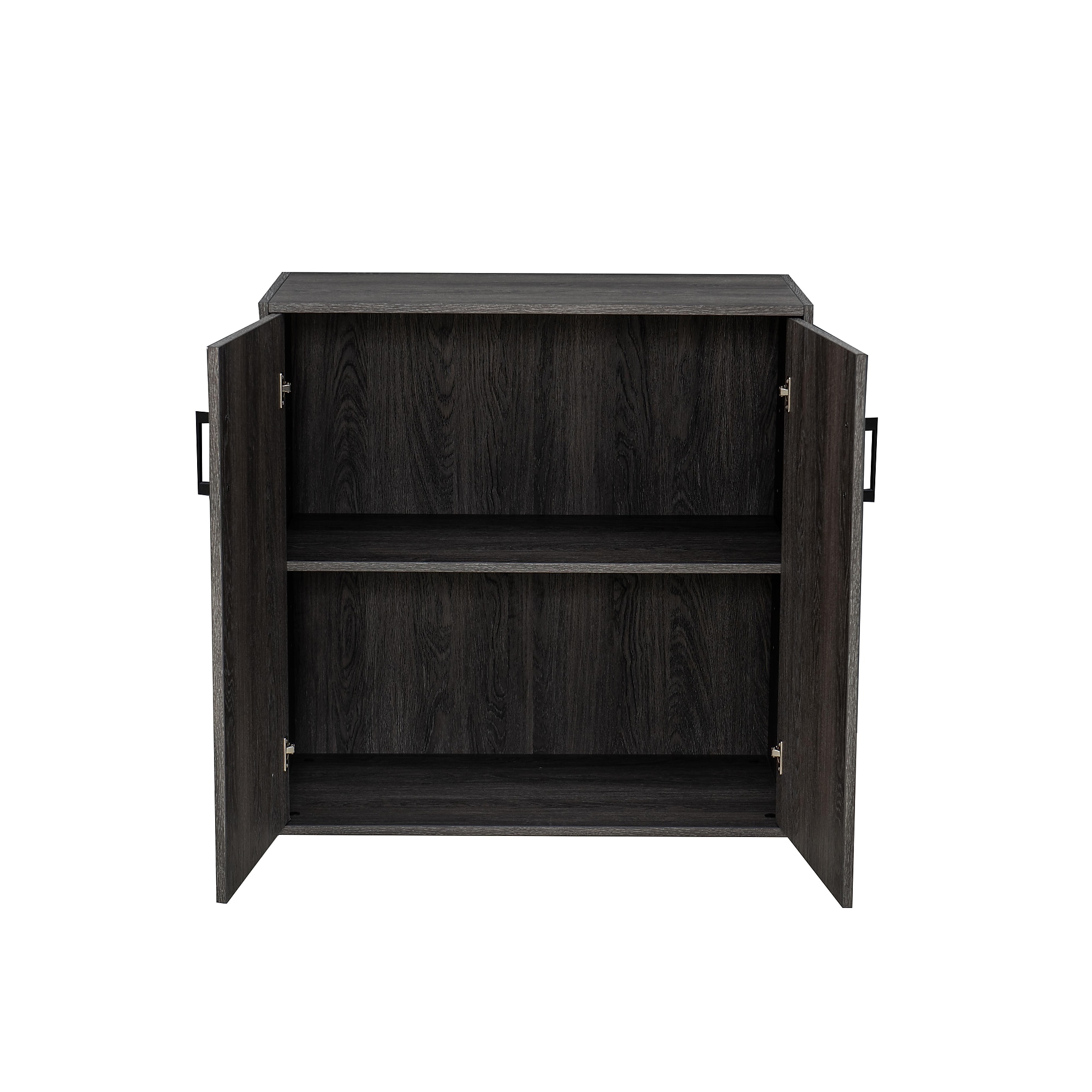 QUUBs 31.5″ Storage Cabinet with 2 Shelves, Weathered Gray (G115002600) Sansujyuku sansujyuku.com