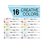 Sharpie S-Note Duo Art Markers, Twin Tip, Assorted Colors, 16/Pack (2154174)~#|#~sp171028898_sc7
