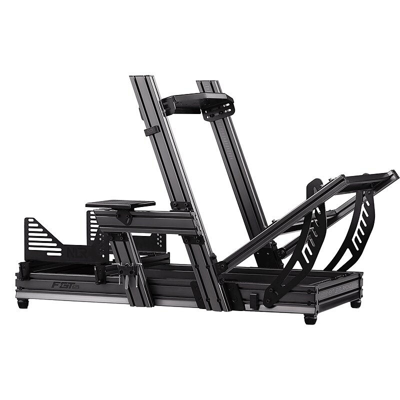 Next Level Racing F-GT Elite Wheel Plate Edition NLR-E001 Racing Cockpit for PC, Black image 1