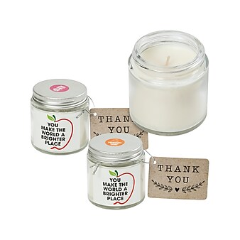 Merangue Scented Wax Candles, 2/Pack (8082-0120-00-000)