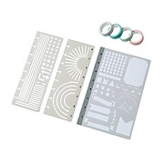 Martha Stewart Discbound Deluxe Bullet 8.5" x 5.5" Journal Kit, Assorted Colors (MS109K)