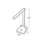 Rumi Lighting LED Desk Lamp, 14.7", White (ERP1206ST)~#|#~sp171115477_sc7