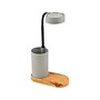 V-Light LED Desk Lamp, 18.75", Gray/Wood Grain (VLC0052WUG)~#|#~sp171348194_sc7
