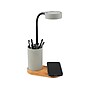 V-Light LED Desk Lamp, 18.75", Gray/Wood Grain (VLC0052WUG)~#|#~sp171348197_sc7