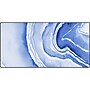 DENY Designs Anti-Slip Polyester Desk Pad, 15.5" x 31.5", Blue Lace Agate (64614-DSKMAT)~#|#~sp171348238_sc7