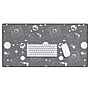 DENY Designs Anti-Slip Polyester Desk Pad, 15.5" x 31.5", Solar System Moondust (69054-DSKMAT)~#|#~sp171348251_sc7