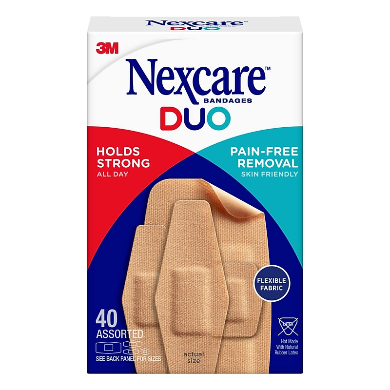 Nexcare™ DUO Bandages, Assorted, 40/Pack (DSA-40) image 1