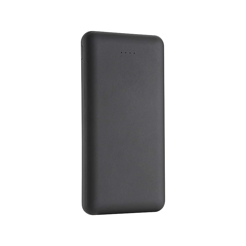 LAX Gadgets Ultra Slim USB Power Bank, 12000mAh, Black (RB12KBK) image 1