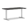 HON Mod 60"W Rectangular Adjustable Standing Desk, Slate Teak/Nickel (HLPLRW6030CONHATSL1)~#|#~sp171475285_sc7