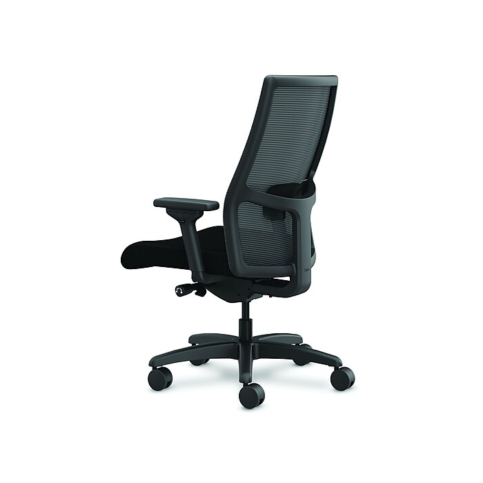 HON Ignition 2.0 Fabric Computer Desk Big Tall Chair 450 lb. Capacity Black HONI2BTVMC10BTN Staples