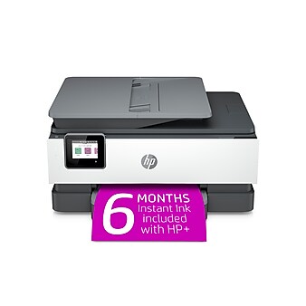 HP OfficeJet Pro 8025e Wireless Color All-in-One Printer Includes 6 months of FREE Ink with HP+ (1K7K3A)