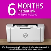 HP LaserJet M110we Wireless Black & White Printer with HP+ and bonus 6 months Instant Ink (7MD66E)