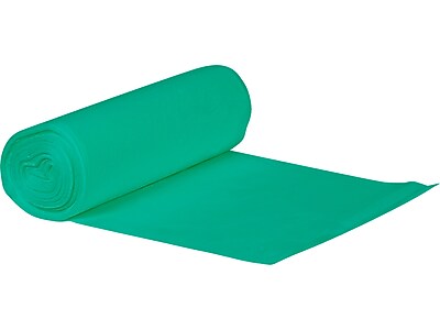 Eco Blend Max 23 Gal. Industrial Trash Bag, Low Density, 0.8 Mil, Green Tint, 25 Bags/Roll, 10 Rolls/Carton (L5645TE ER1)