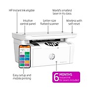 HP LaserJet MFP M140we Wireless Black & White Printer with HP+ and bonus 6 months Instant Ink (7MD72E)