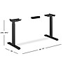 HON Coordinate 27"-46"H Height-Adjustable Base, Black (HHATB2S2LT.P71.X.MEM)~#|#~sp171641481_sc7