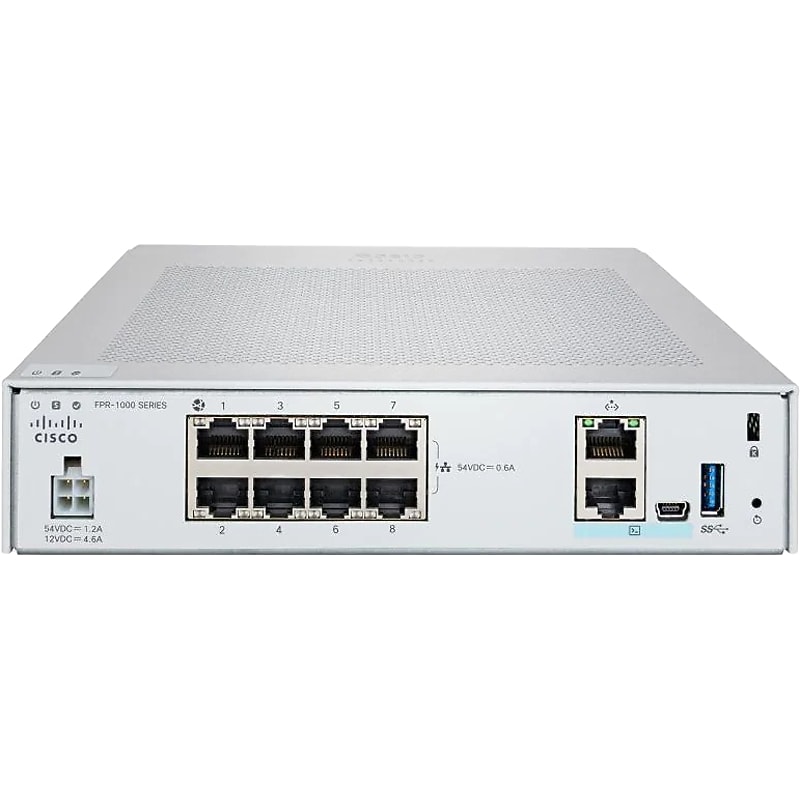 Cisco Firepower 1000 Next-Generation Firewall, Rack Mounted (FPR1150-NGFW-K9) image 1
