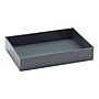 Poppin Half Stack Plastic Accessory Tray, Dark Gray (102708)~#|#~sp171728376_sc7
