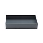 Poppin Half Stack Plastic Accessory Tray, Dark Gray (102708)~#|#~sp171728377_sc7