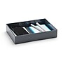 Poppin Half Stack Plastic Accessory Tray, Dark Gray (102708)~#|#~sp171728378_sc7