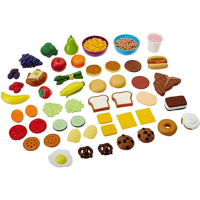 Learning Resources New Sprouts Complete Play Food Set, 50 Pieces (LER9256) image 1