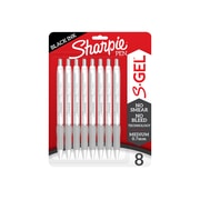 Sharpie 8ct S-Gel Pens Fashion White 0.7mm Black Ink