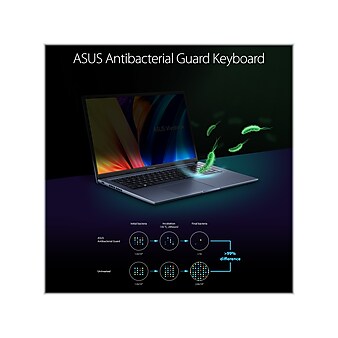 Asus Vivobook 17X 17.3" Laptop, Intel Core i3-1220P, 8GB Memory, 512GB SSD, Windows 11 (K1703ZA-SB34)