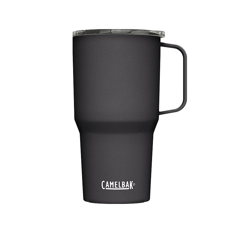 CamelBak Horizon Stainless Steel Double Wall Insulated Travel Mug, 24 oz., Black (2746001071) image 1