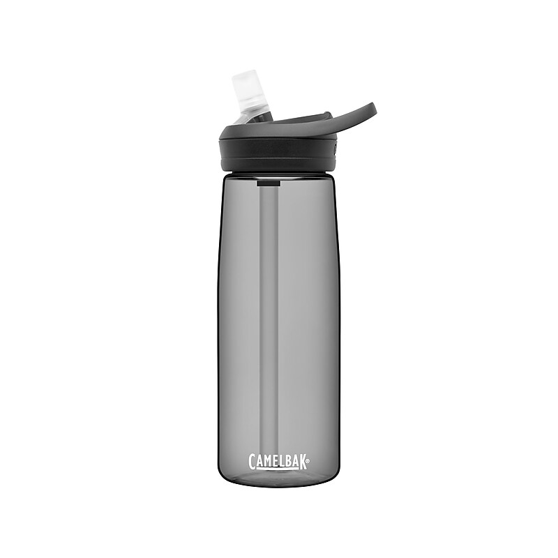 CamelBak Eddy+ Plastic Water Bottle, 25 oz., Charcoal (2465001075) image 1