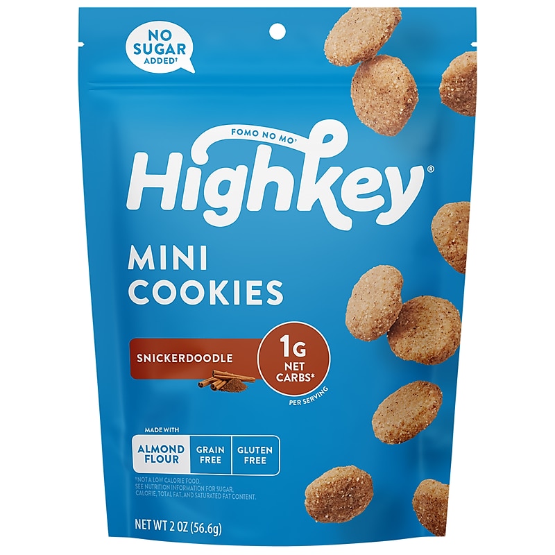 HighKey Gluten Free Snickerdoodle Cookies, 2 oz., 6 Packs/Box, 6/Pack (600-00271) image 1
