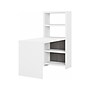 Bush Business Furniture Echo 56W Bookcase Desk, Pure White/Modern Gray (KI60507-03)~#|#~sp172241497_sc7