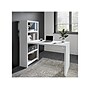 Bush Business Furniture Echo 56W Bookcase Desk, Pure White/Modern Gray (KI60507-03)~#|#~sp172241498_sc7