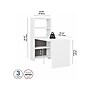 Bush Business Furniture Echo 56W Bookcase Desk, Pure White/Modern Gray (KI60507-03)~#|#~sp172241500_sc7
