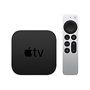 Apple TV 4K 64GB MXH02LL/A Streaming Media Player with Silver Remote