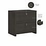 Bush Business Furniture Echo 2 Drawer Lateral File Cabinet, Charcoal Maple (KI60302-03)~#|#~sp172324608_sc7