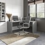 Bush Business Furniture Echo 60"W L Shaped Desk, Modern Gray (ECH026MG)~#|#~sp172324769_sc7