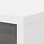 Bush Business Furniture Echo 60"W Credenza Desk, Pure White/Modern Gray (KI60506-03)~#|#~sp172324876_sc7