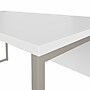 Bush Business Furniture Hybrid 60"W L Shaped Table Desk with Metal Legs, White (HYB027WH)~#|#~sp172324963_sc7