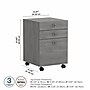 Bush Business Furniture Echo 3 Drawer Mobile File Cabinet, Modern Gray (KI60401-03)~#|#~sp172325052_sc7