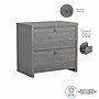 Bush Business Furniture Echo 2 Drawer Lateral File Cabinet, Modern Gray (KI60402-03)~#|#~sp172325085_sc7