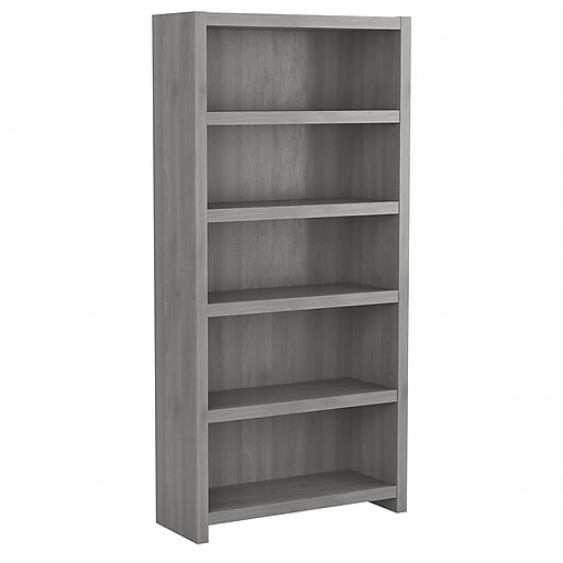 Bush Business Furniture Echo 5 Shelf Bookcase, Modern Gray (KI6040403