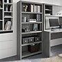 Bush Business Furniture Echo 5 Shelf Bookcase, Modern Gray (KI60404-03)~#|#~sp172325099_sc7